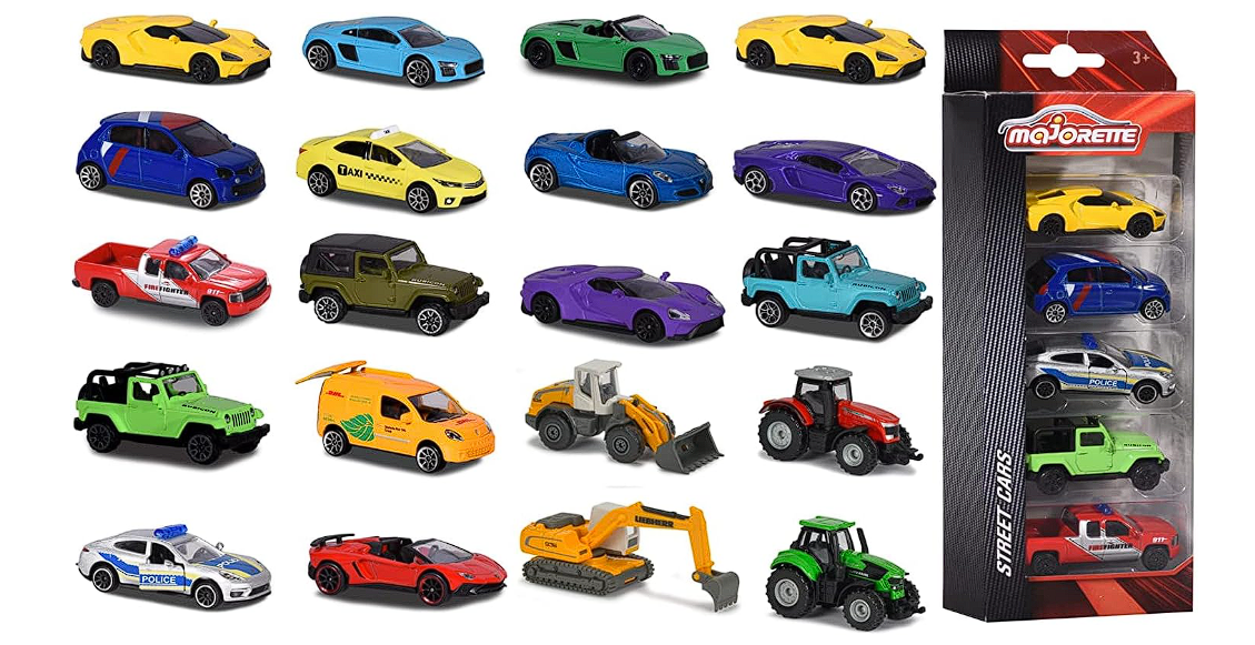 Majorette Street Cars Die-Cast 5-Pcs Asst 212053166