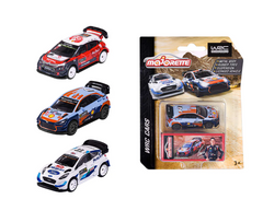 Majorette WRC Die-Cast 3-Asst 212084012