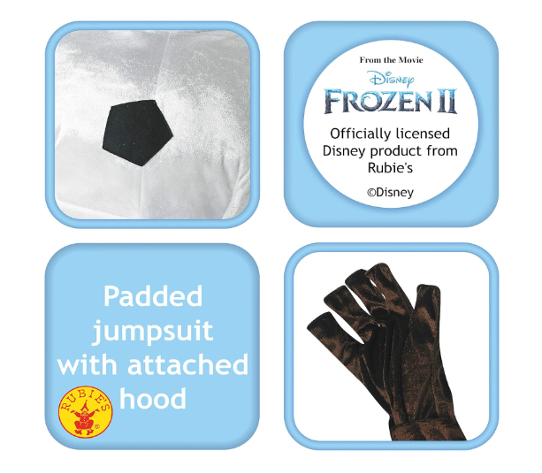 Rubies Disney Frozen Olaf Child Costume Medium 610367-M