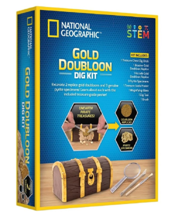 National Geographic Gold Doubloon Dig Kit RTNGDOUBDIG - Colorland Toys
