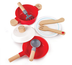 Hape Little Chef Cook & Serve Set E3188