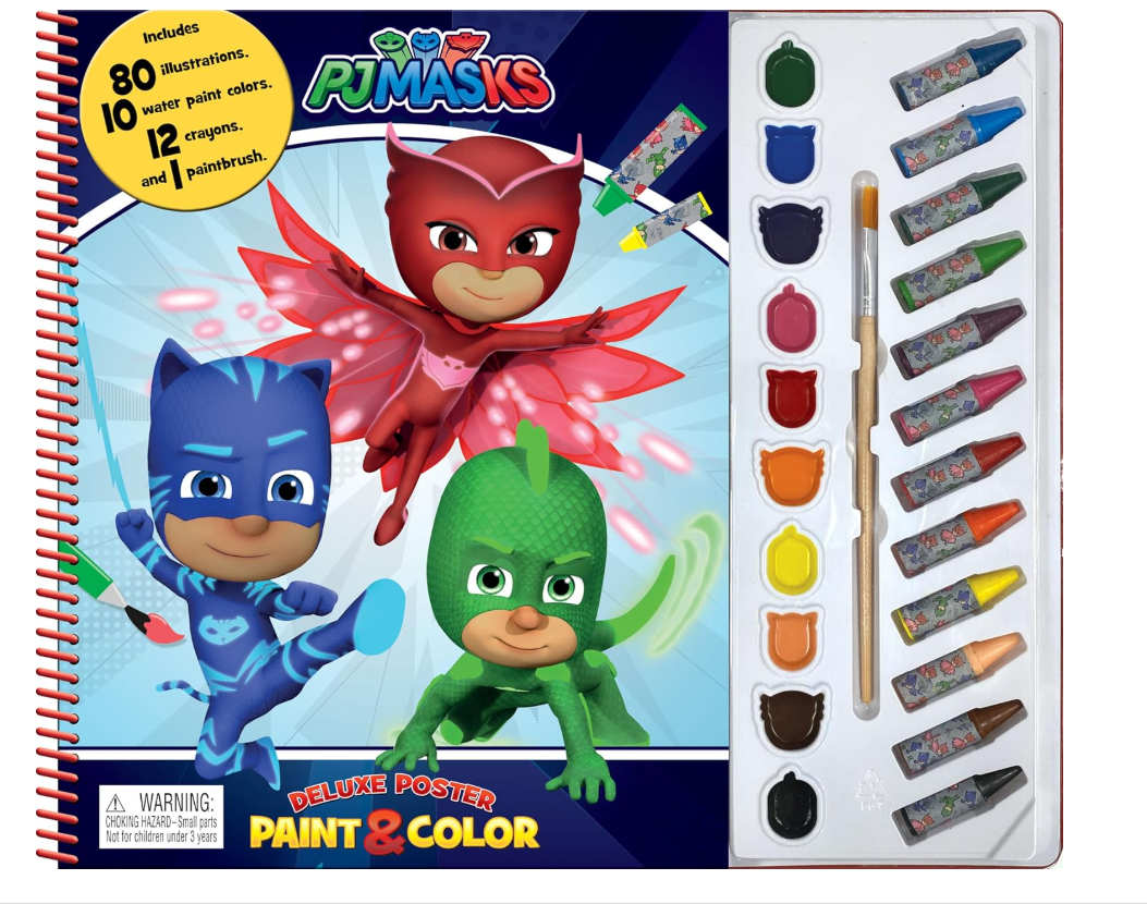 Phidal PJ Masks Deluxe Poster Paint & Color 2764354533