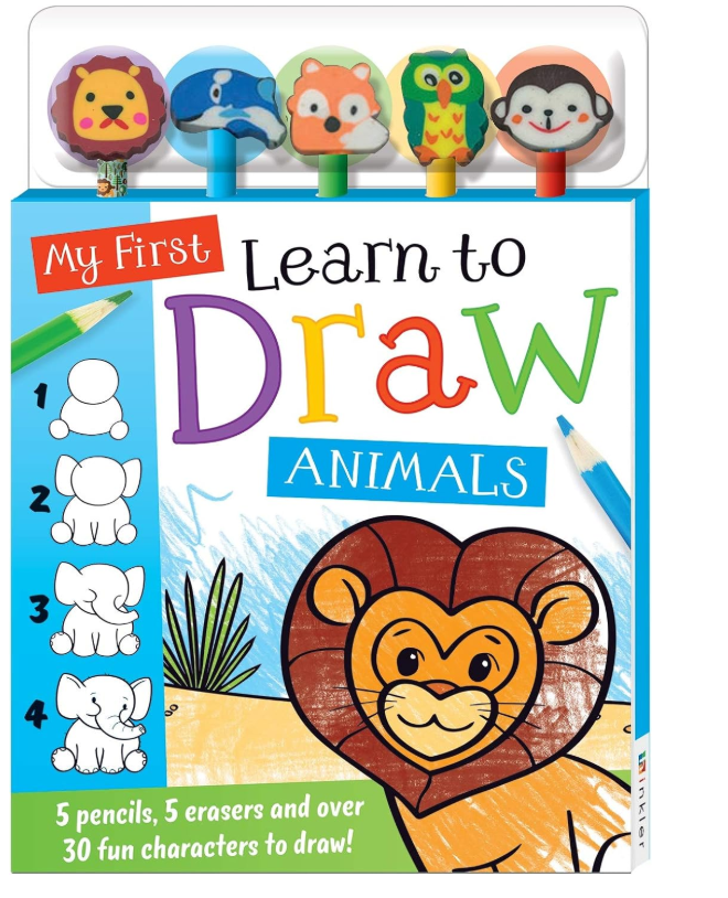 My First Learn to Draw 5-Pencil Set 932793HK - Colorland Toys
