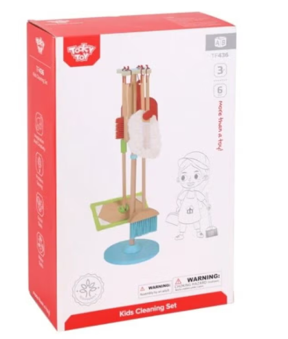 Tooky Toy Wooden Cleaning Set TF436