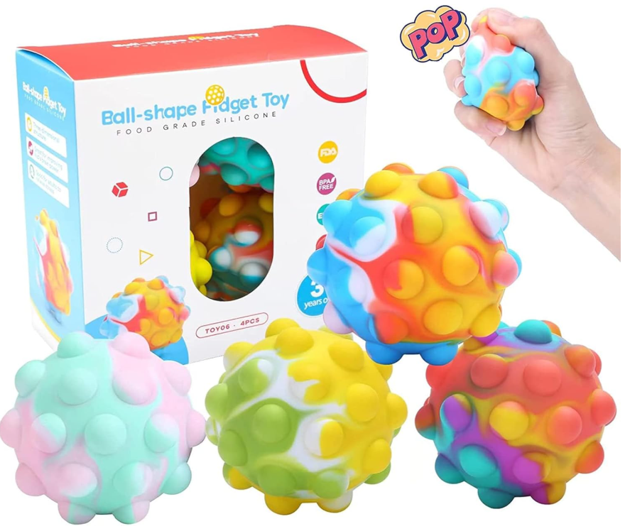 3C4G Fidget Light Up Popper Ball 14026 - Colorland Toys