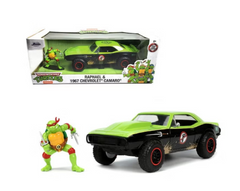 Jada Teenage Muntant Ninja Turtle Raphael & 1967 Corvette Camaro 1:24 253285001