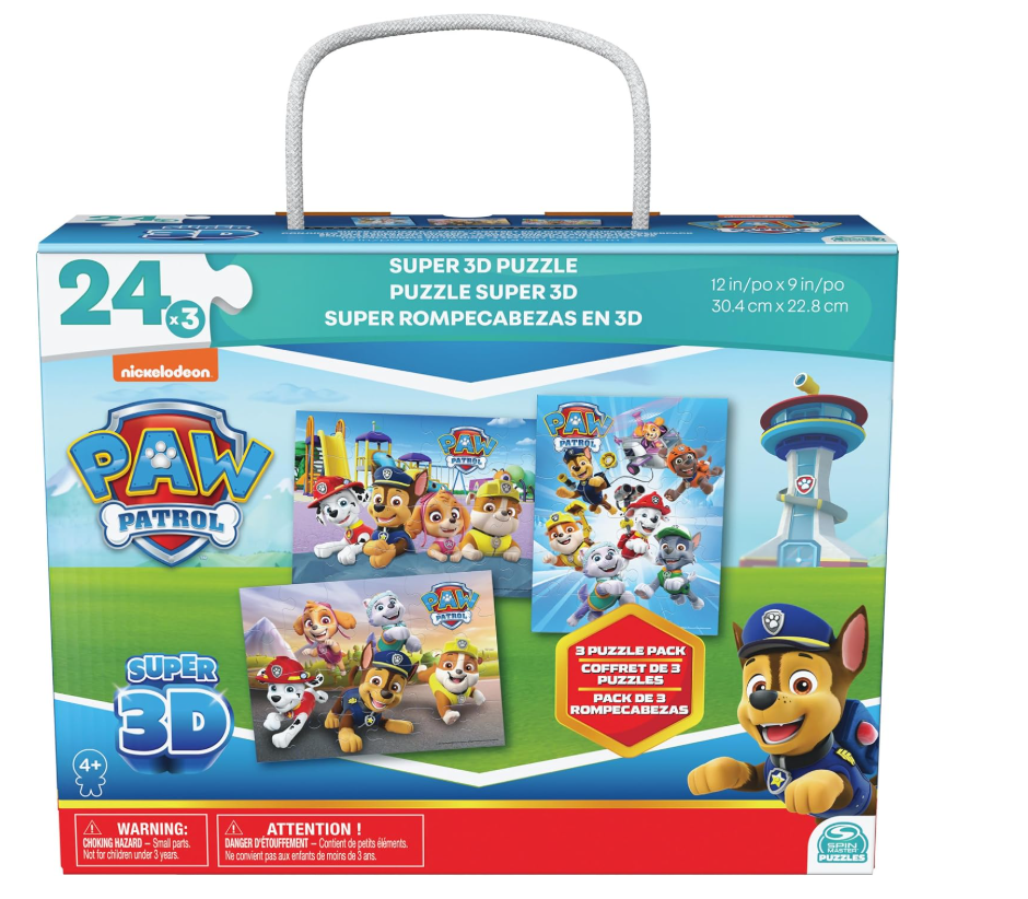 Paw Patrol Super 3D Lent Puzzle 6066807