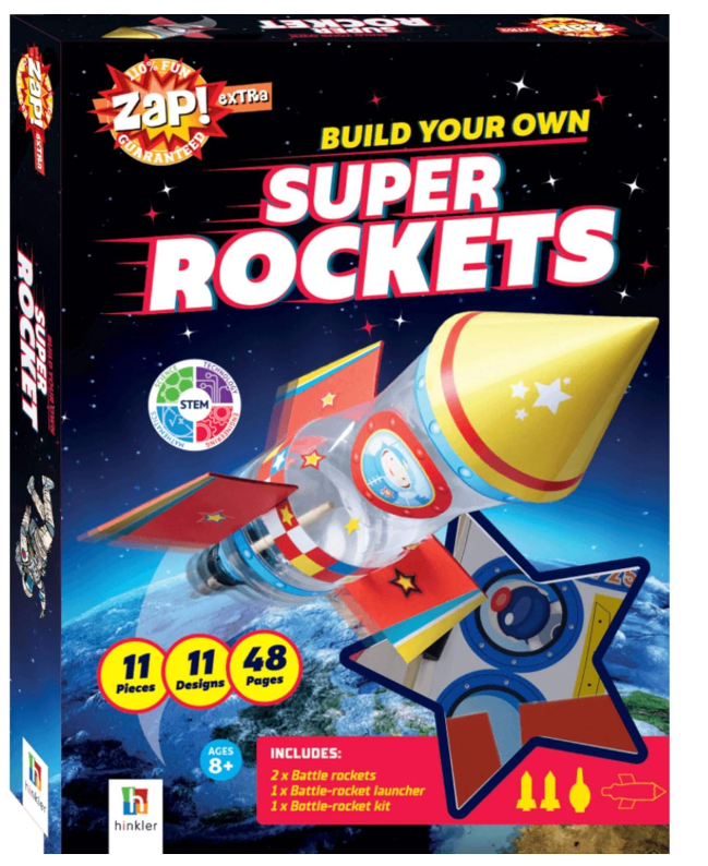 Hinkler Zap! Extra Build Your Own Super Rockets 916267HK - Colorland Toys