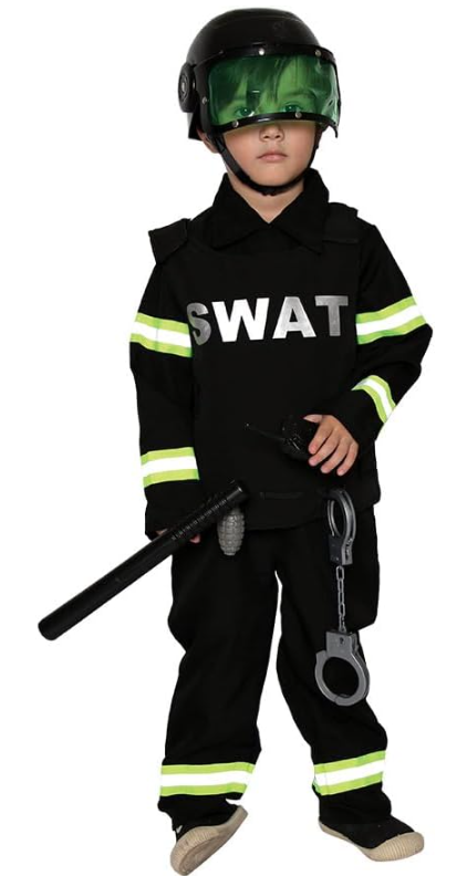 Rubies Kids Swat Team Costume Medium 298295-M