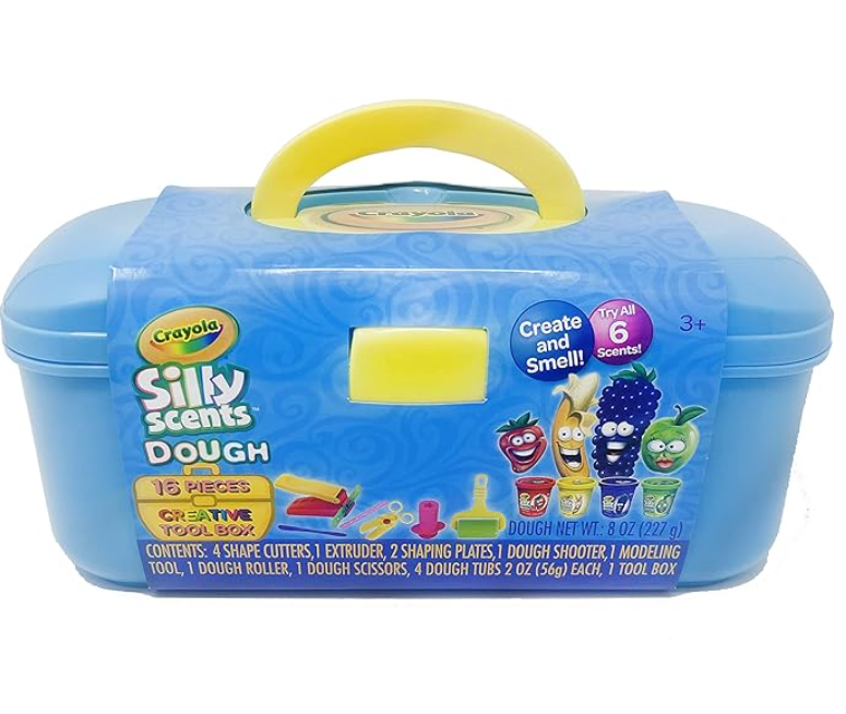 Crayola Silly Scents Dough Creative Tool Box 18pcs A1-2231 - Colorland Toys