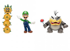 Nintendo 2-Pack Luigi & Morton Koopa w/ Pokey 2.5inch 41045 - Colorland Toys