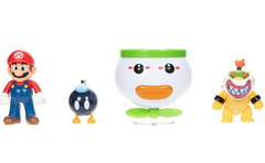 Nintendo 2-Pack Mario & Bowser Jr. Clown Car 2.5inch 41031 - Colorland Toys