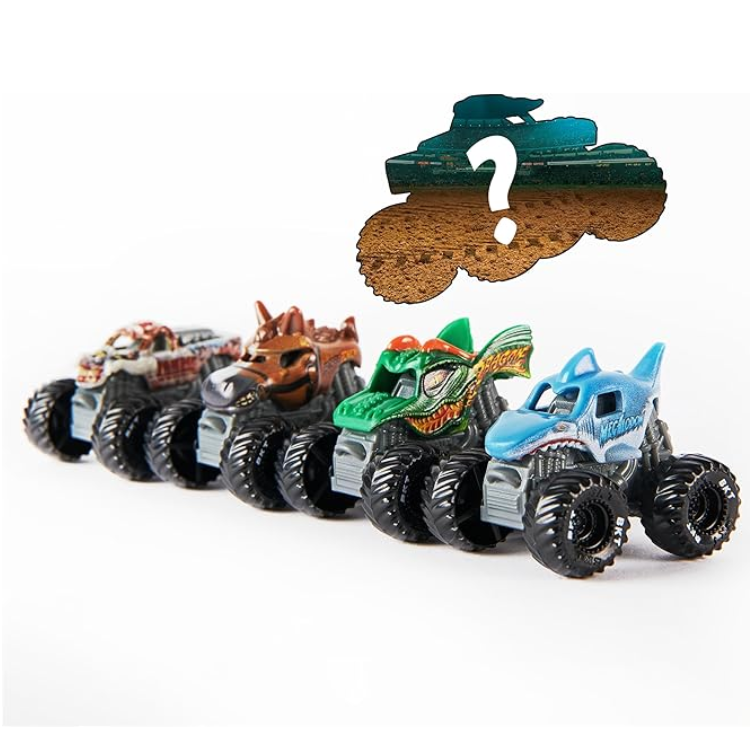 Monster Jam 5 Pack Mini Scale Vehicles 6066965 - Colorland Toys