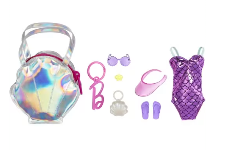 Barbie Dress w/ Silver Fashion Bag HJT43/HJT42 - Colorland Toys