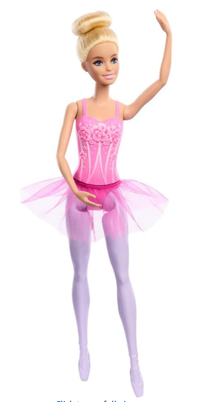 Barbie Blonde Ballerina Doll Pink Tutu - Colorland Toys