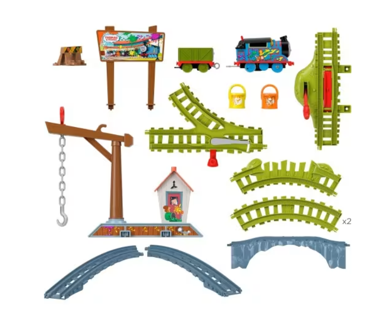 Fisher Price Thomas & Friends Motorized Paint Delivery Set - Colorland Toys