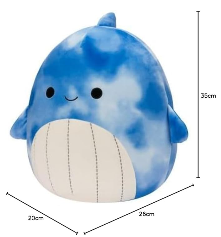 Squishmallow Plush 14in - Samin The Whale SQCR03217/SQCR04227 - Colorland Toys
