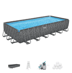 Bestway Apx365 Rectangular Pool 7.32mx3.66mx1.32m 561KG