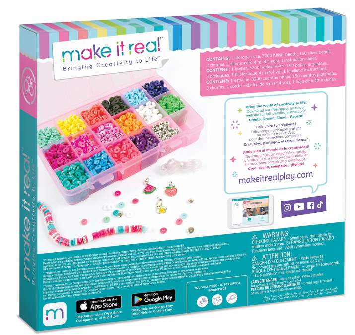 [1741] Make It Real Heishi Beads Kit 1741 - Colorland Toys