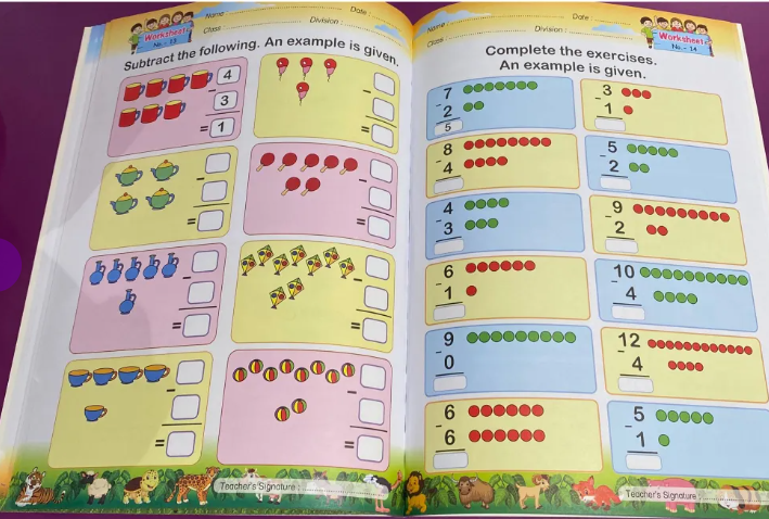 My Easy Practice Everyday Mathematics Addition and Subtraction 06266 - Colorland Toys