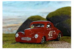 Hot Wheels Silver Series Salt Flat Racers 1941 Willys HRT81/JBY83