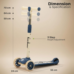 Kids Scooter Light Blue PY816 - Colorland Toys