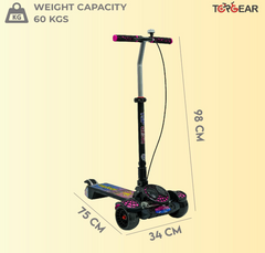 Top Gear Kick Scooter Pink - Colorland Toys