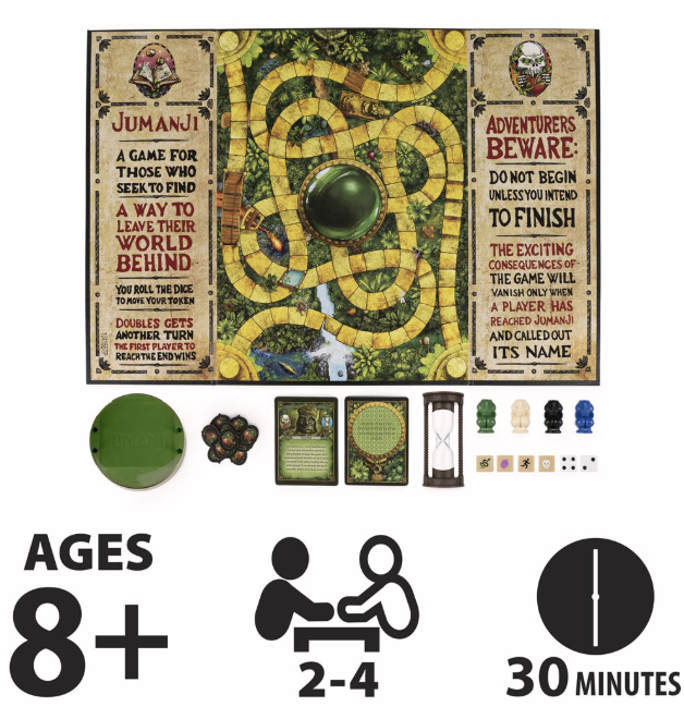 Game Jumanji Cardboard 6061775 - Colorland Toys