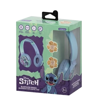 Disney Stitch 3D Touch Light With Bluetooth Headphones DY-5060-ST