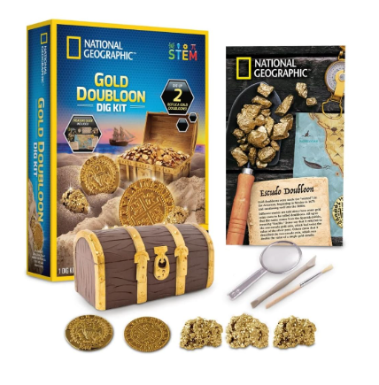 National Geographic Gold Doubloon Dig Kit RTNGDOUBDIG - Colorland Toys