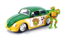 Jada Teenage Muntant Ninja Turtle Michelangelo & 1959 Volkswagen Drag Beetle 1:24 - Colorland Toys