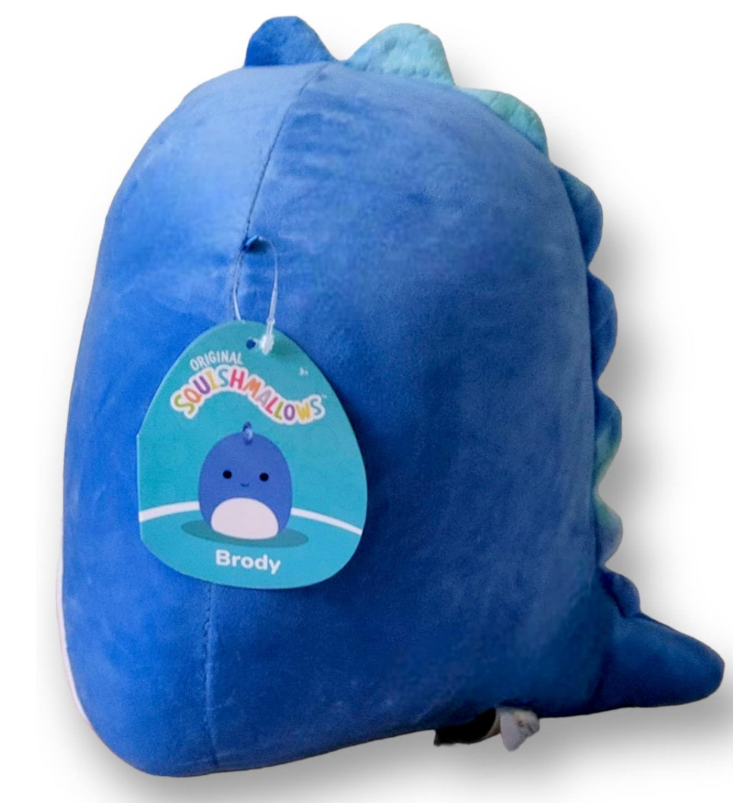 Squishmallows Brody The Blue Dinosaur Plush 11inch SQCR00123/SQCR00121 - Colorland Toys