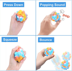 3C4G Fidget Light Up Popper Ball 14026 - Colorland Toys