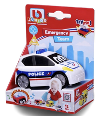 BBJunior Police Car, Fire Truck, Ambulance Free Wheeling 16-89110