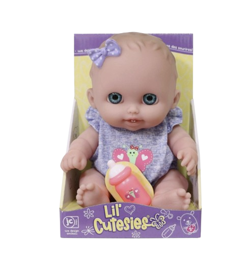 JC Toys Lil Cutesies Vinyl Baby Doll 8.5 inches 16936