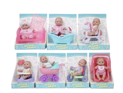 JC Toys Lots to Love Baby Doll With Mini Accessories 5 inches 16750