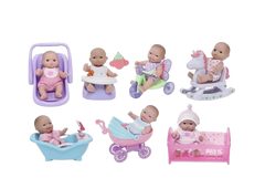 JC Toys Lots to Love Baby Doll With Mini Accessories 5 inches 16750