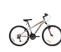 Spartan Bicycle 24-Inch Galaxy MTB - Gray/Orange SP-3230