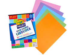 Crayola Project Cardstock Paper Pad Vivid Colors 25ct 99-0083