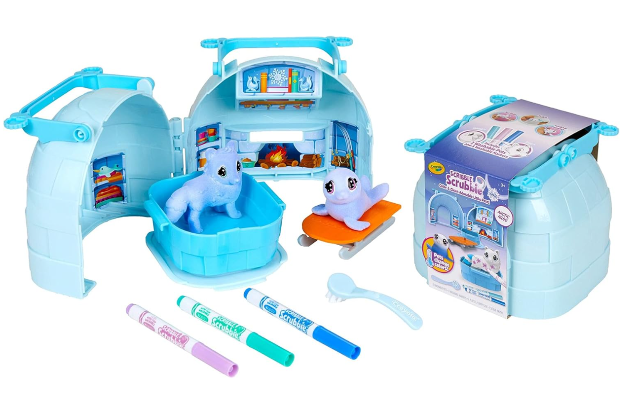 Crayola Scribble Scrubbie Pets Artic Igloo 74-7471 - Colorland Toys