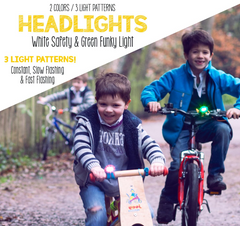 Hornit Mini Bicycle Cycle Bike Light Set Green & Blue 5353GRBU