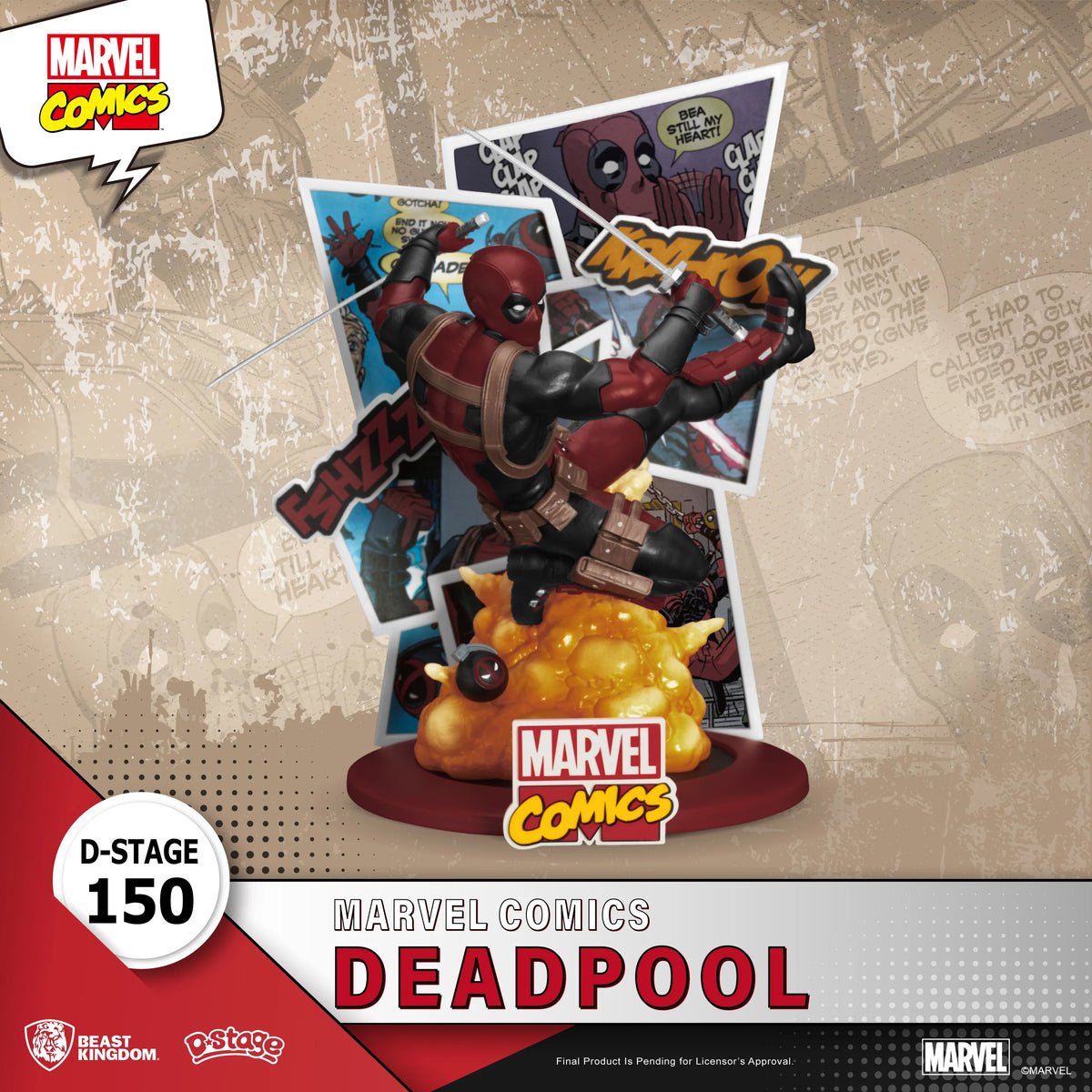 Beast Kingdom Marvel Comics Deadpool DS-150