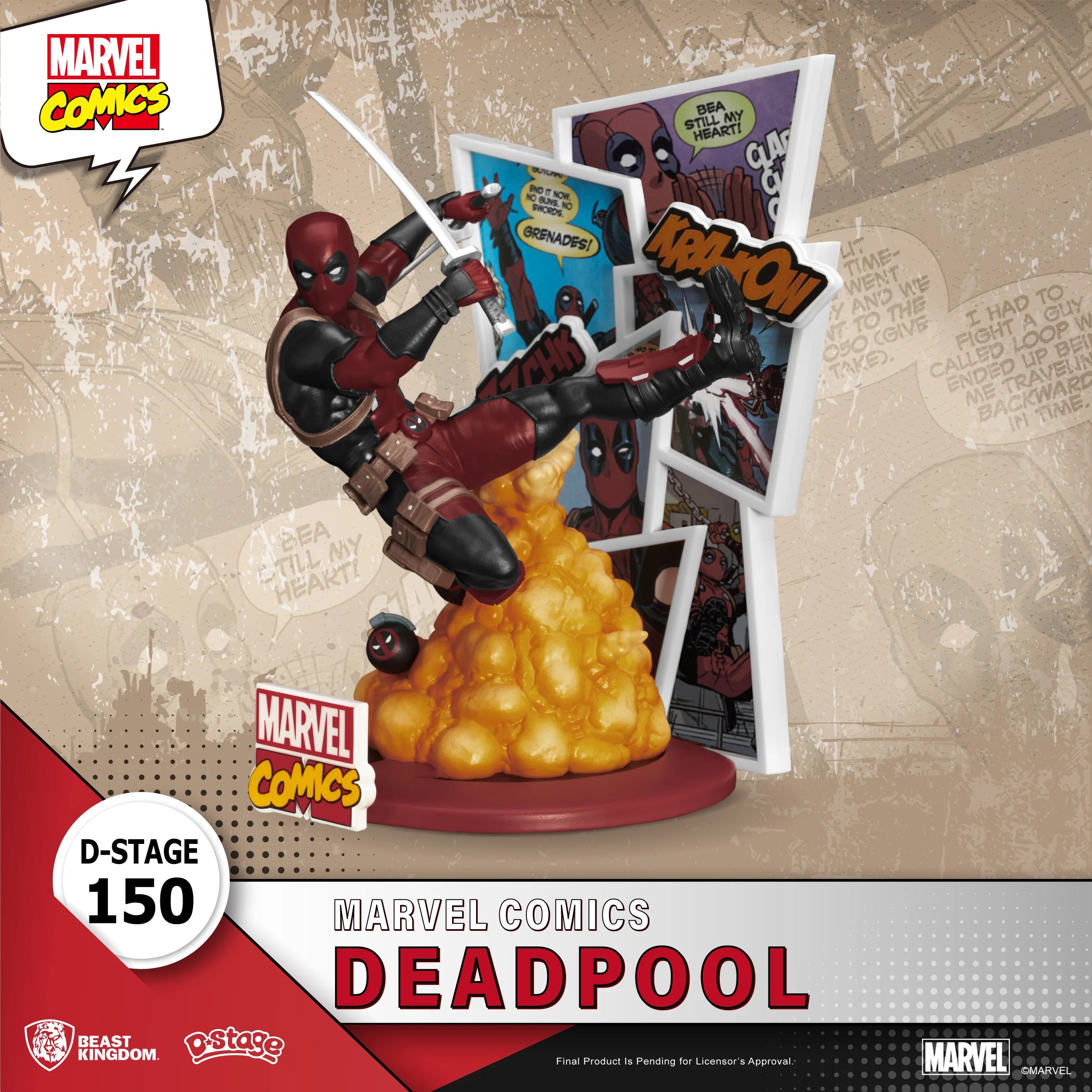 Beast Kingdom Marvel Comics Deadpool DS-150