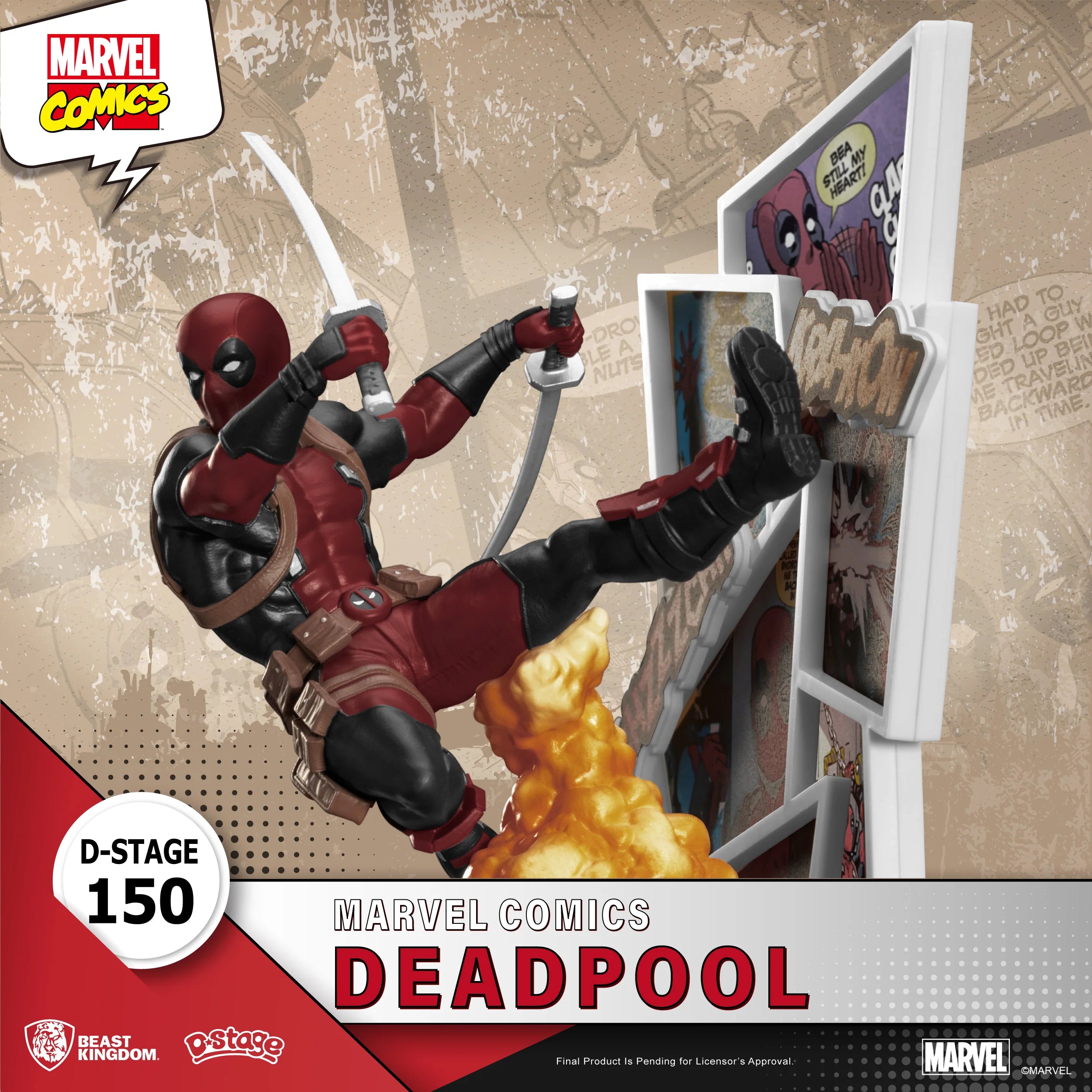 Beast Kingdom Marvel Comics Deadpool DS-150