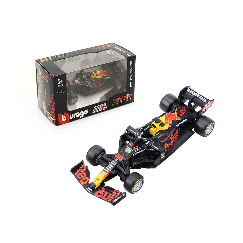BBurago 1:43 Race 2021 Red Bull Racing RB16B #33 Max Verstappen 18-38055
