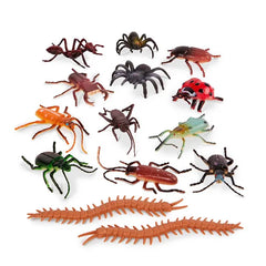 Terra 14-Pcs Insects 4-12cm AN2890Z