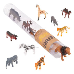 Terra 12-Pcs Wild Animals 4-8cm AN2879Z