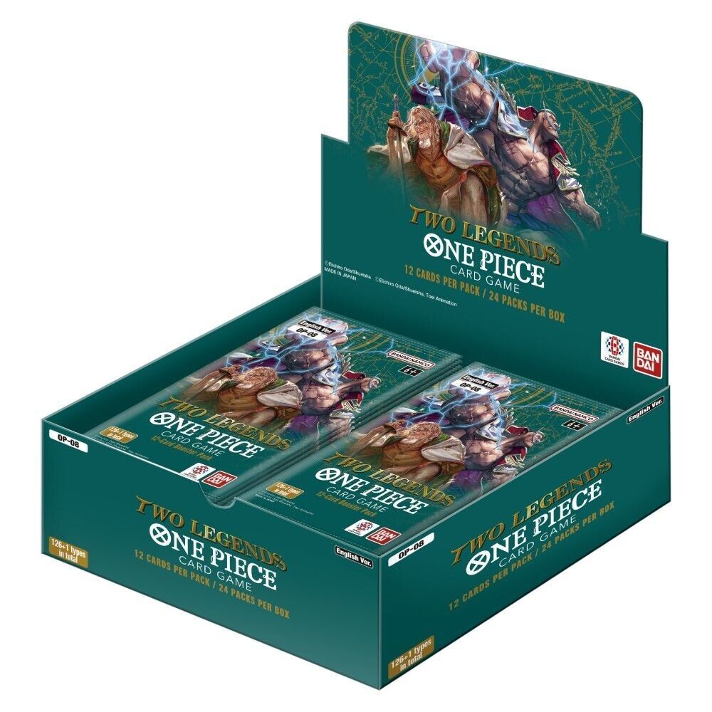 Two Legends OP-08 Booster Pack – One Piece Card Game (English, 12 Cards) - Colorland Toys