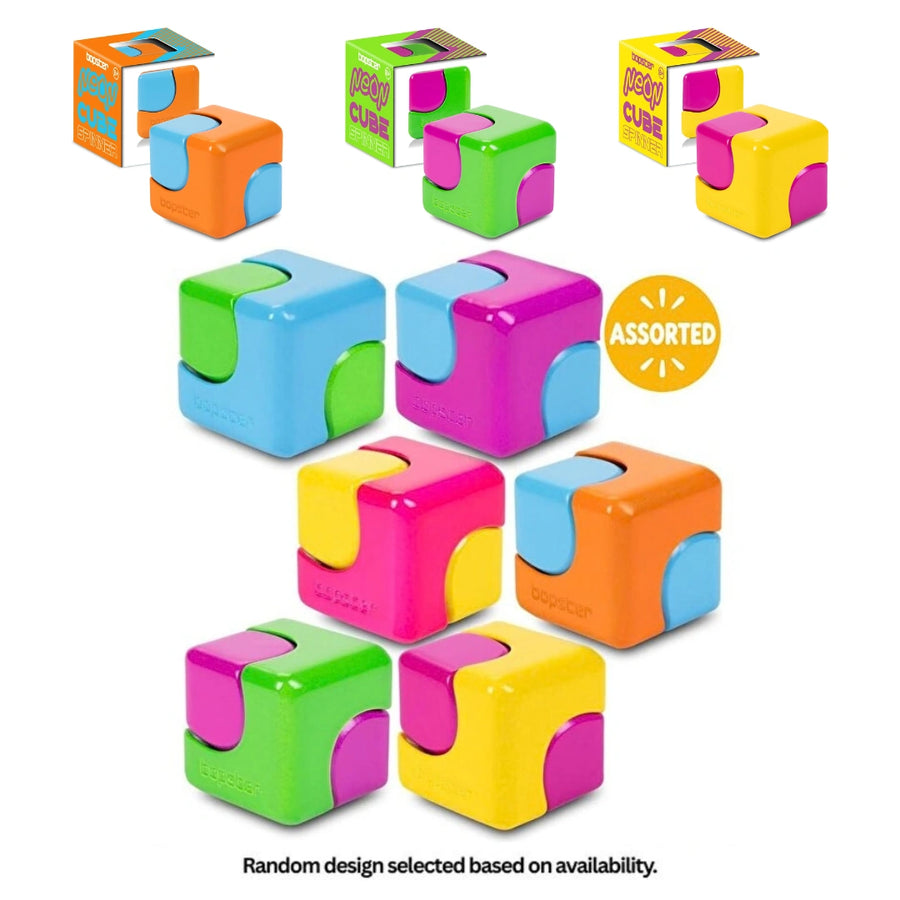 Bopster Fidget Cube Spinner 3pc & Spin Ball 3pc – Assorted Bundle (6pc) — image 2