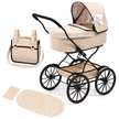 Bayer Design Doll Pram Classic - Beige & Black